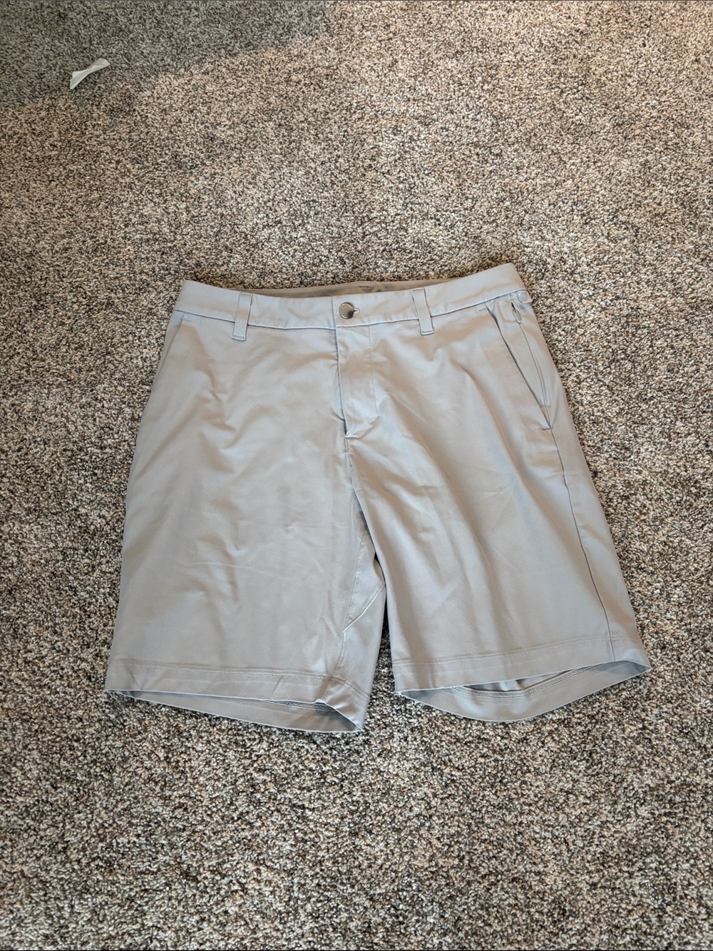 lululemon athletica Men's Light Gray Shorts